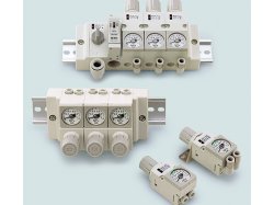 Підготовка різних середовищ Регулятор тиску SMC - ARM1